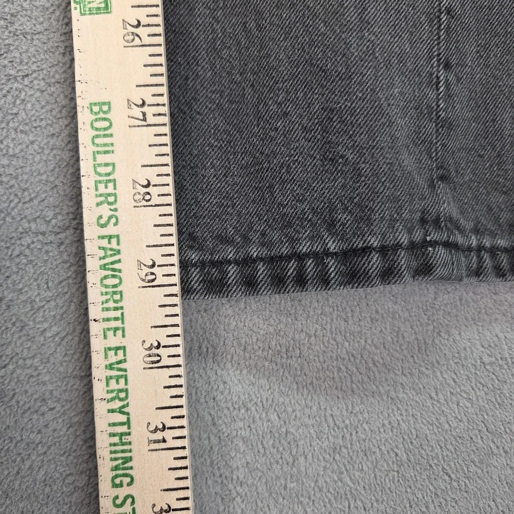 Vintage Levis 501 Jeans Mens Gray Straight Button Fly Faded 90s Fits 28x29